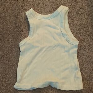 DYNAMIC cropped white tank